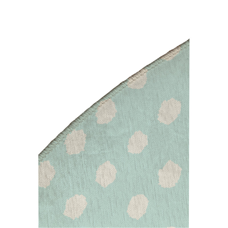 Tapis de jeu pour enfants Grunge Dot, Bleu clair / bleu