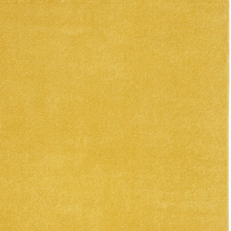 Tapis jaune uni Mullican Sandy, Rectangle 6 pi x 9 pi