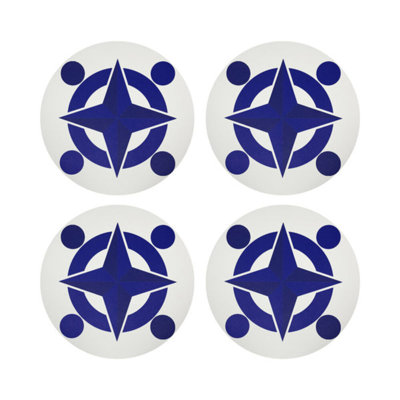 Constellations Compass Pebble 16" Vinyl Placemat