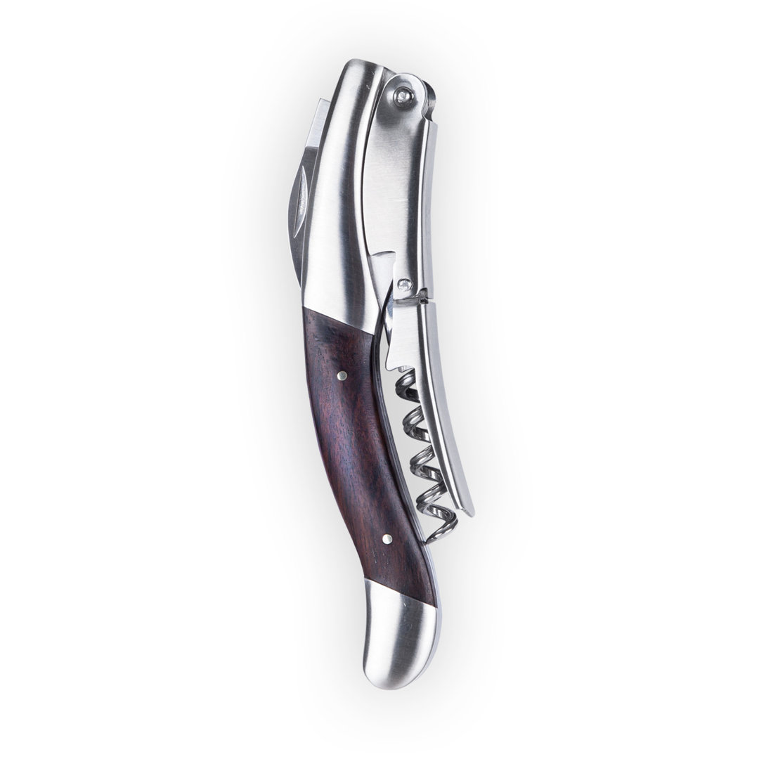 Admiral Heavyweight Corkscrew with Ebony Wood Handle Viski