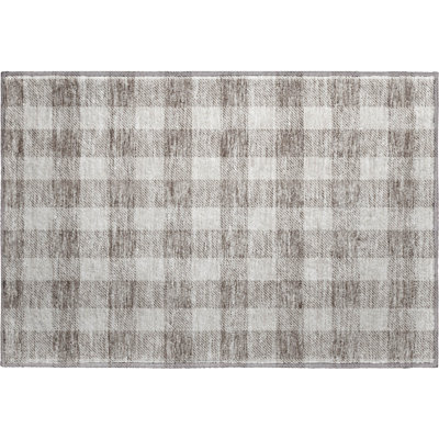 Premium Machine Washable Prisco Taupe Rug