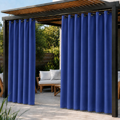 Rideaux occultants et imperméables pour patio et pergola - intimité de qualité supérieure et protection contre les intempéries - 1 panneau