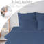 Ensemble de draps 6 pièces en microfibre brossée double ultra douce, feuilles rafraîchissantes avec poches très profondes - Lavable à la machine-102691447-102691418