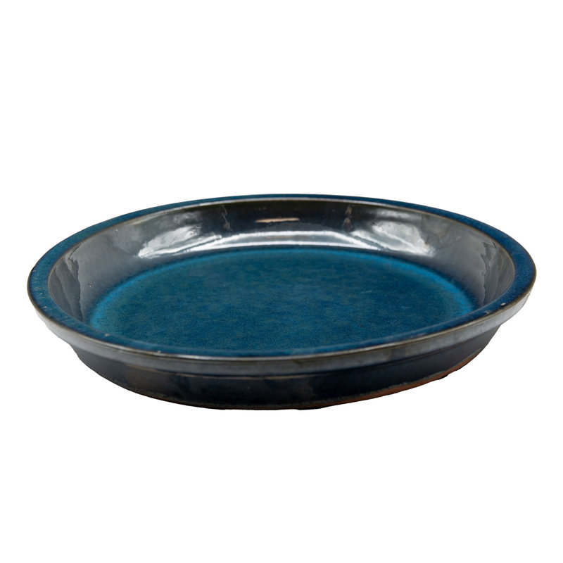 Round Saucer 11", Matte Black
