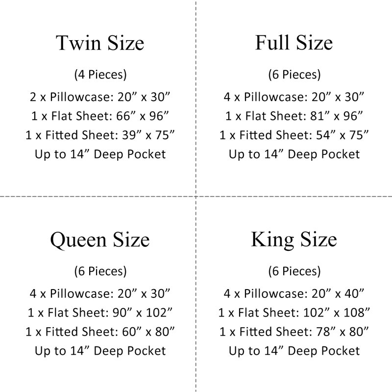 Microfiber Sheet Set, Twin, Blue
