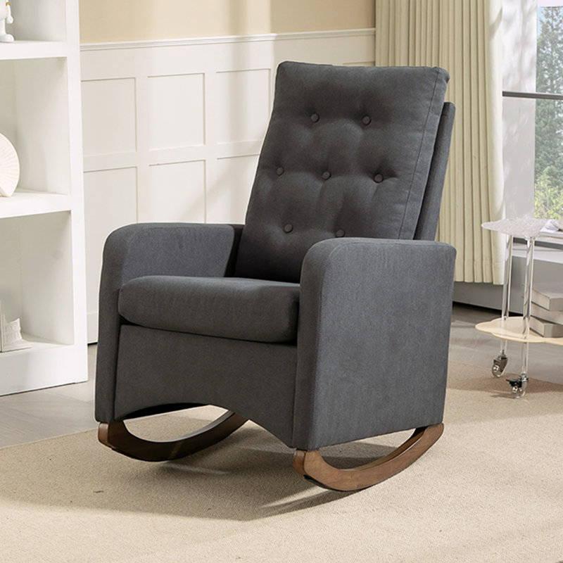 Upholstered Accent Chair, Grey