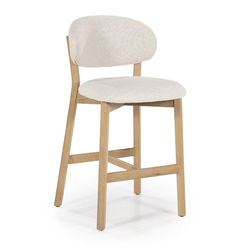 Mikky Barstool, Beige, Natural