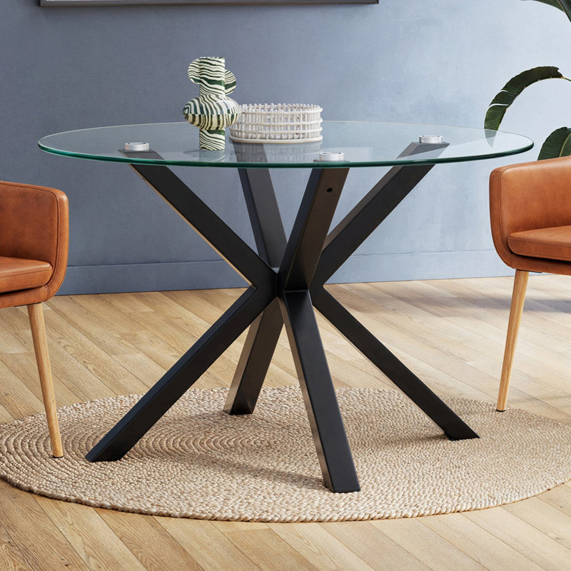 Charlie Metal Base Dining Table