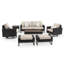 Milo Motion 7 Piece Rattan Sunbrella Sofa Set with Cushions-1070303677-1070303664