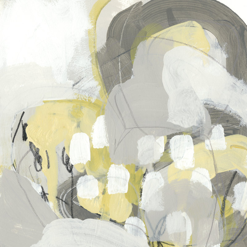 Citron Mist I by June Erica Vess - Wrapped Canvas Painting, 122cm H x 122cm W x 3.8cm D