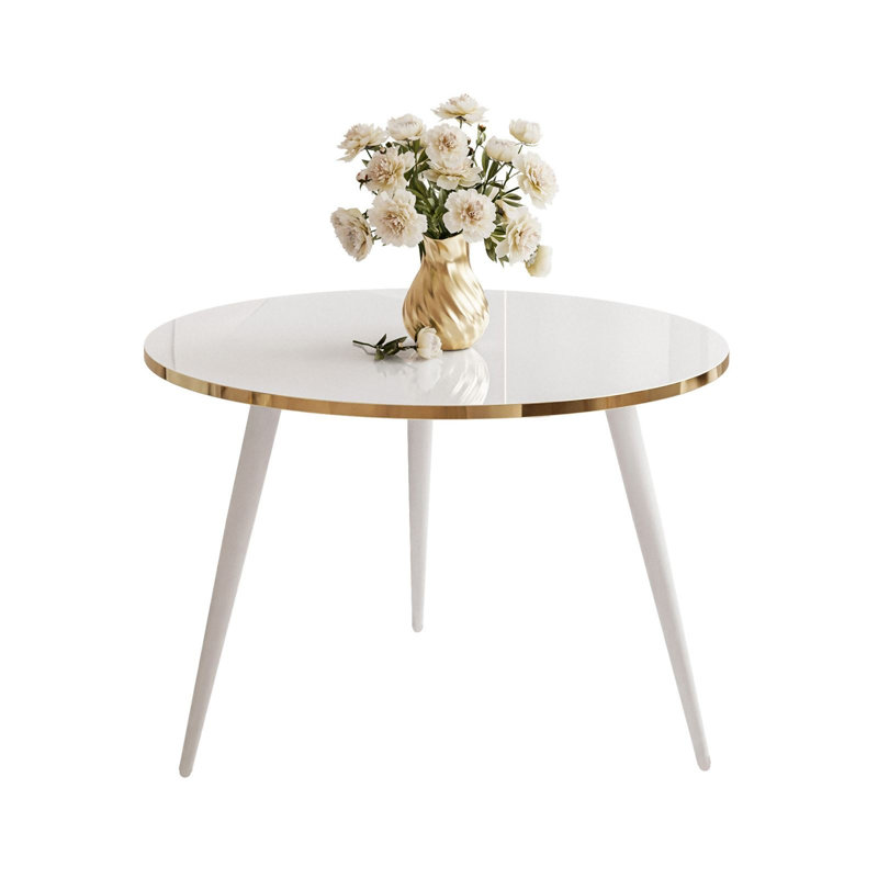 Duras Three Leg Coffee Table, White