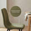 Fabric Upholstered Metal Side Chair-1950769004-1950769001
