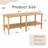Modern 2-Tier Tv Stand, Rectangular Centre Table With Open Storage Shelf-919617582