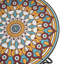 Table d'appoint ronde en céramique pour l'extérieur