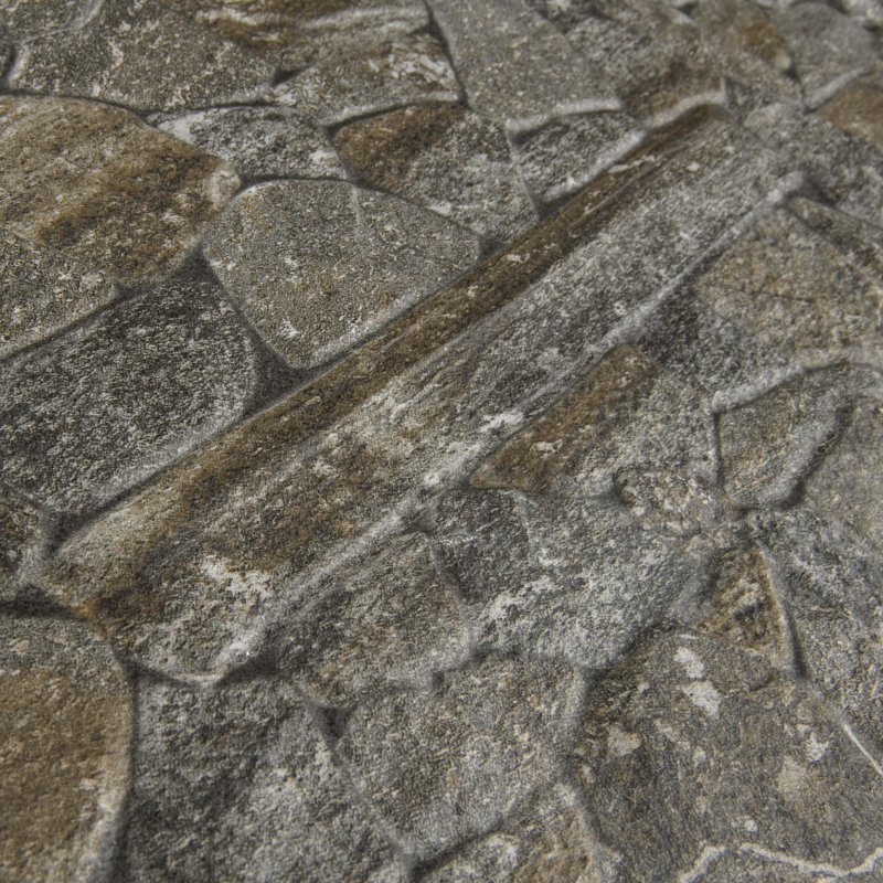Caldera 13" x 25" Porcelain Stone Look Wall & Floor Tile, Brown