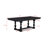 Rustic Traditional Dining Set Rectangle Table Fabric Upholstered Bench Tufted Nailhead Trim Chairs 6Pc Set