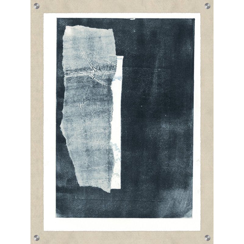 New Conviction 1 par Thom Filicia - Peinture encadrée sur papier, Brun, H 40 po x l 30 po x P 1 po