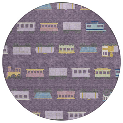 Machine Washable Indoor/Outdoor Chantille ACN2621 Kids Rug