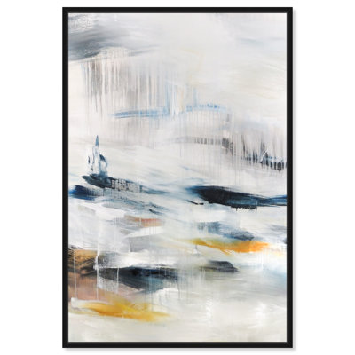 Modern Abstract Snow Landscape Print