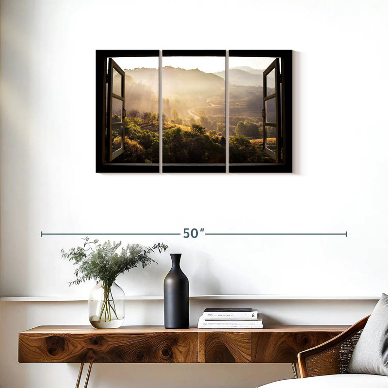 Alvord Chiang Mai Window View, 20" H x 33" W