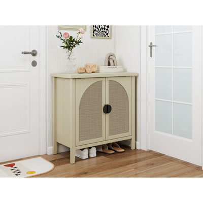 Armoire à 2 portes pour chambre à coucher, salon et bureau - d'ingénierie, bavure, finition délicate, poignée semi-circulaire en métal, stratifié de rangement réglable, pieds de soutien en pin, protection contre le déversement, profondeur de 32,13 po,