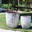 Pot de fleurs en grès Parco Alto grand format sans rebord, ensemble de 2 - Intérieur/Extérieur-1355326627-1355326638