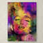 Art mural sur toile tendue - Art mural rétro Art déco de la collection Apple, pour salon, chambre à coucher ou bureau - 24 x 32-31383306