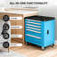 6-Drawer Rolling Tool Chest With Lock, Tool Box Storage Cabinet Organizer With Wheels and Tools Tray