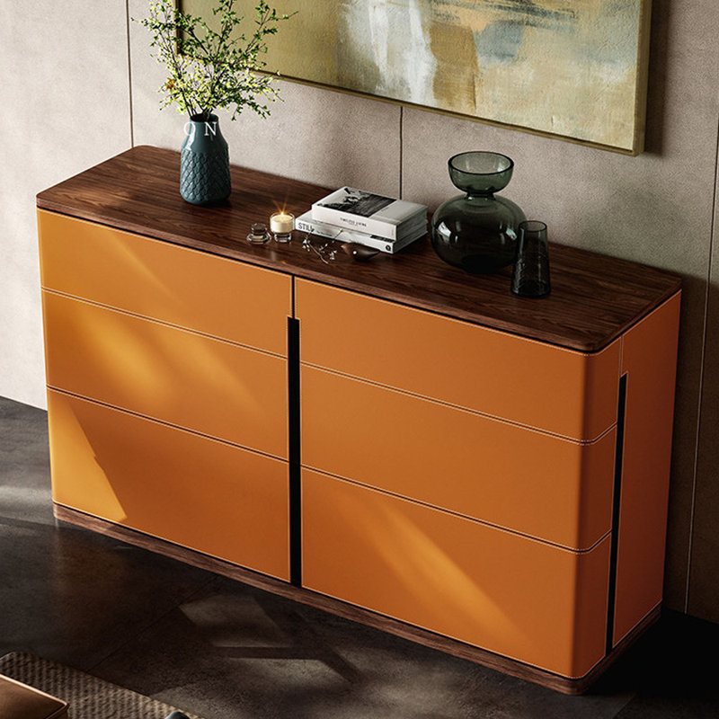 Armoire de rangement moderne à entrée minimaliste