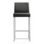 Upholstered Counter Stool with Metal Frame-2082654162-2082654161