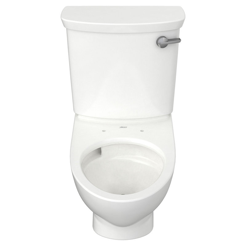 Toilette suspendue murale allongée 1,28 GPF (éconergétique) Glenwall (siège non inclus), Levier de déclenchement à droite