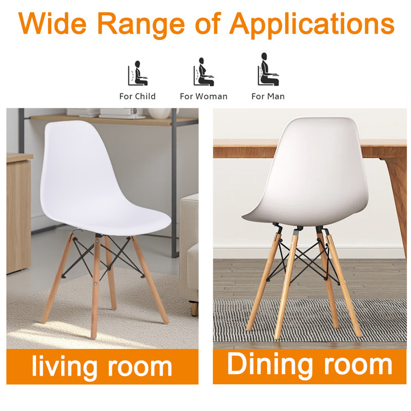 Chaise d'appoint Blagg, Blanc