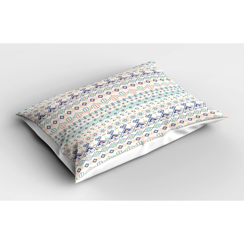 Polyester Geometric Sham Set, Twin