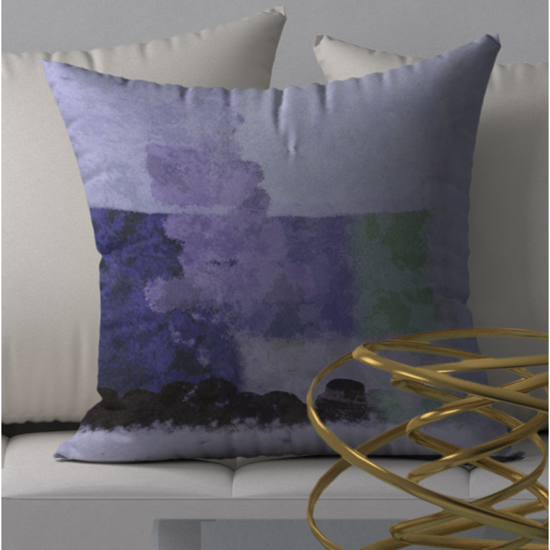Housse de coussin décorative carrée et insert, 20 po X 20 po