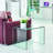 Versatile Transparent Tempered Glass End Table for Various Settings