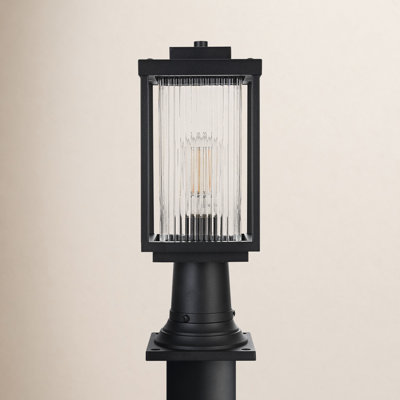 6" Iron Outdoor Post Light