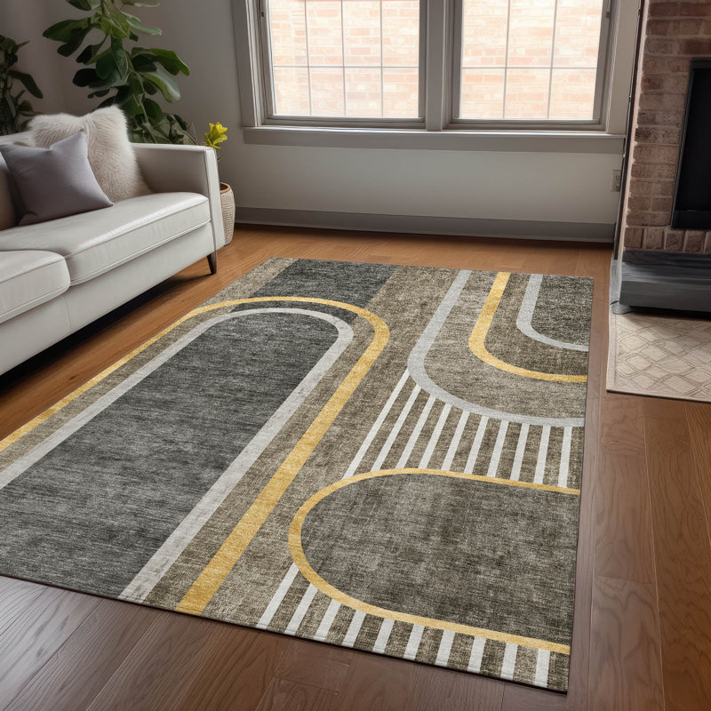 Tapis intérieur / extérieur Schaal, Rectangle 2 pi 6 po x 3 pi 10 po