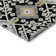 Premium Machine Washable Prisco Black Rug