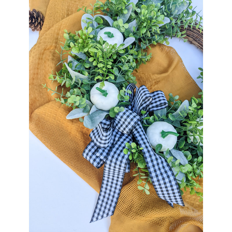 Handcrafted Faux 19'' Wreath