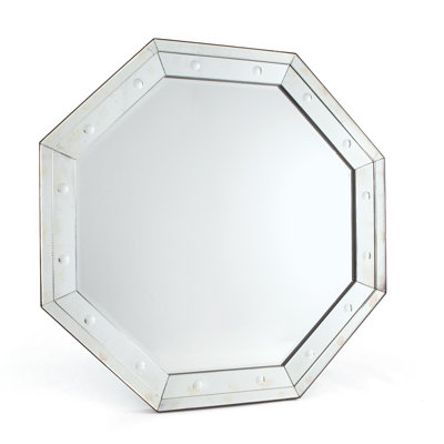 Octa Glass Flat Wall Mirror