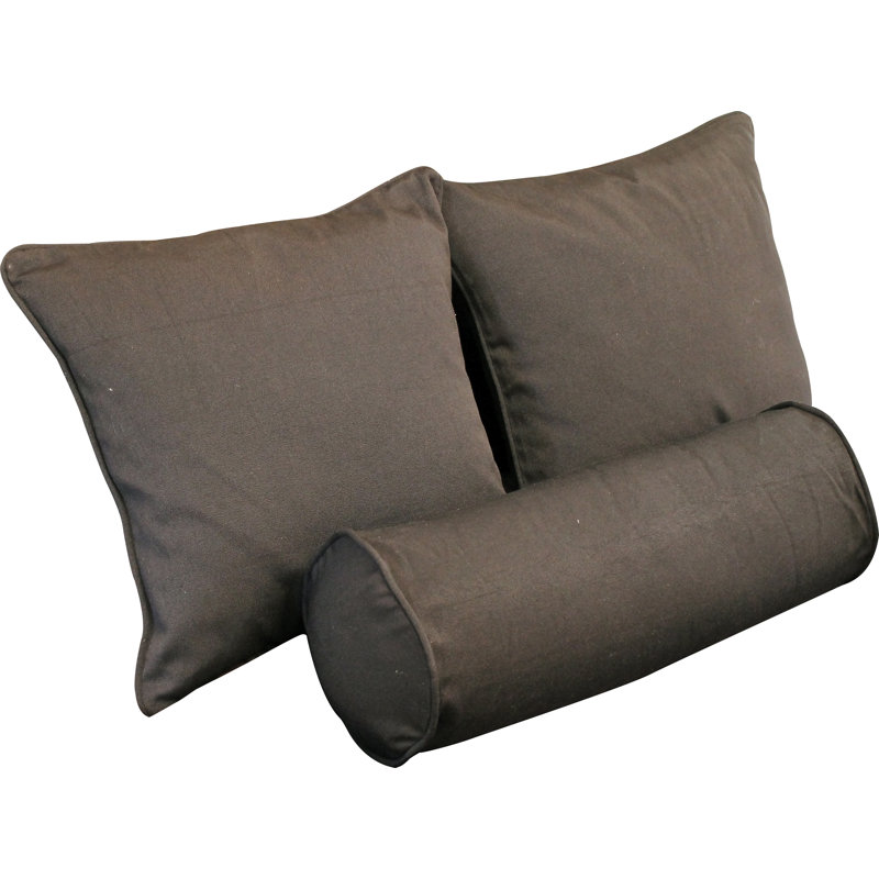 Housse et insert de traversin , Noir