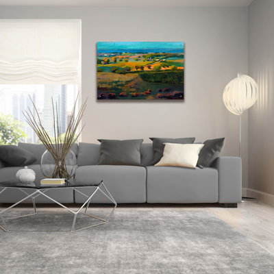 Charlton Home® 'Country Road' by Sri Rao Acrylic Glass Wall Art
