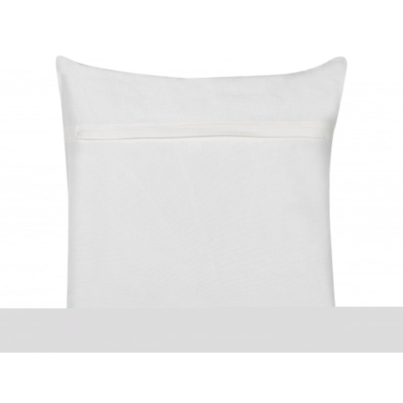 Dempsey Animal Print White Square Cushion