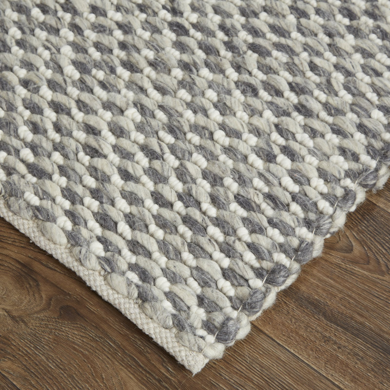 Tapis rectangulaire en laine Bohumil, Rectangle de 5 pi x 8 pi