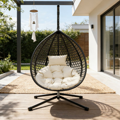 Fauteuil à œufs suspendu polyvalent pour l'intérieur et l'extérieur
