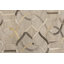 Tapis argenté moderne en similicuir 8X10