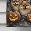 Drapeau de la maison d'Halloween de Poméranie