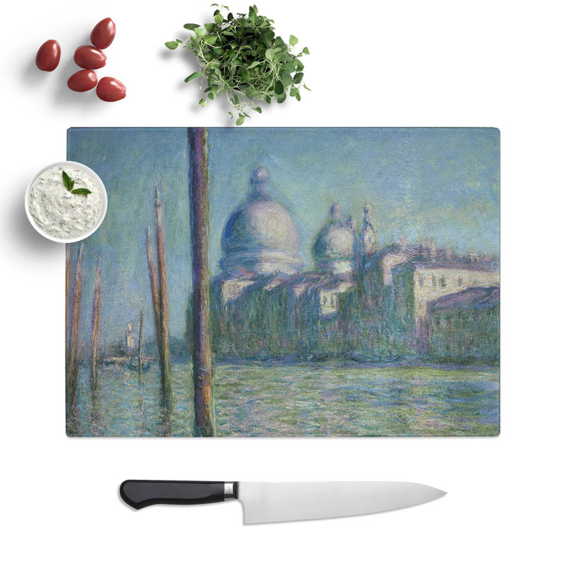 Le Grand Canal, Venice by Claude Monet Chopping Board, 0.4cm H x 28.5cm W x 39cm L