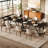 70.86-Inch Modern Dining Table For 6-8-206055875
