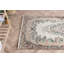Élégant tapis turc Oushak rétro beige pour un style bohème antique authentique
